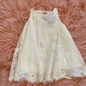 David’s bridal lace flower girl dress
